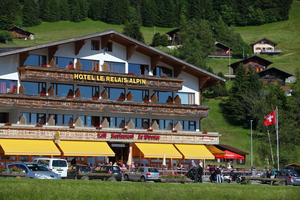 Hotel Le Relais Alpin Les Mosses Exterior photo