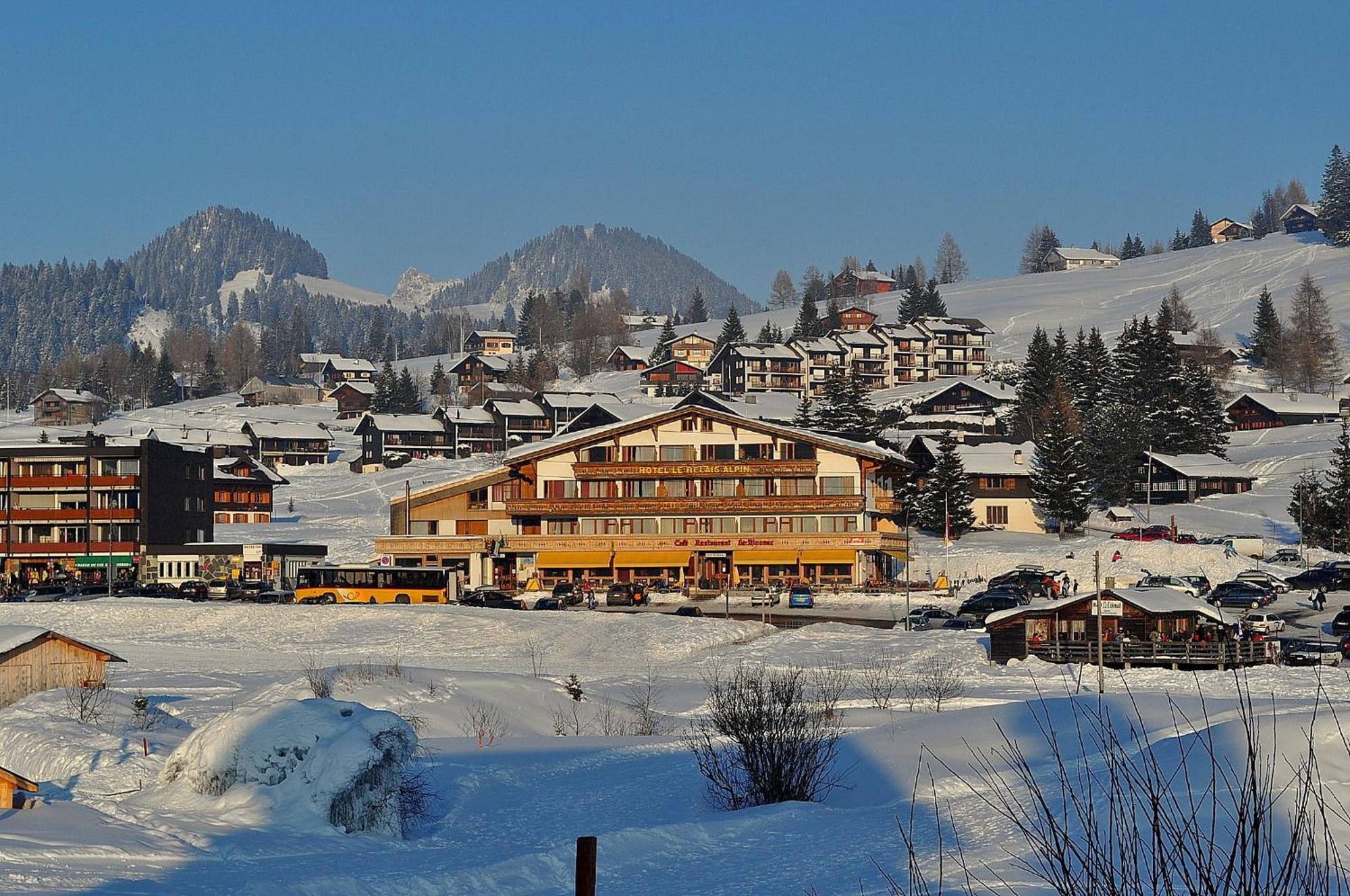 Hotel Le Relais Alpin Les Mosses Exterior photo